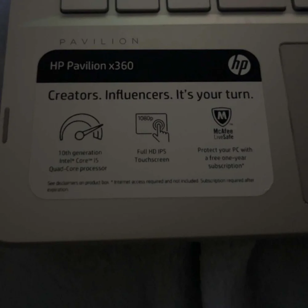 HP Pavilion x360 Laptop (Grey)